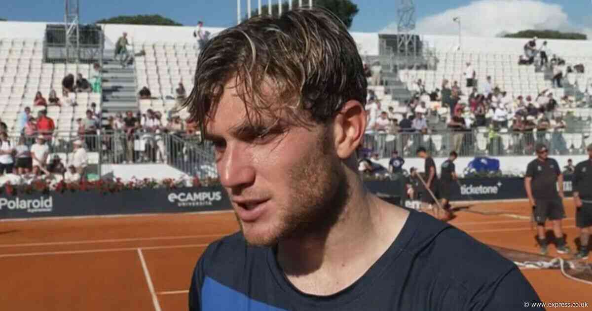 Jack Draper comes clean on Italian Open outburst with 'waking up angry' admission