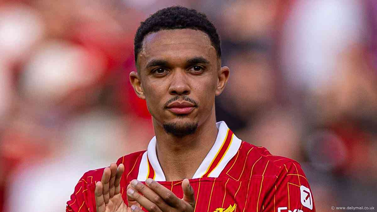 New footage shows Liverpool star gesturing to fans in the Kop after booing departing Trent Alexander-Arnold following Arsenal draw
