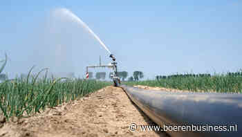 Droogte slaat toe op land, beregenen weer begonnen