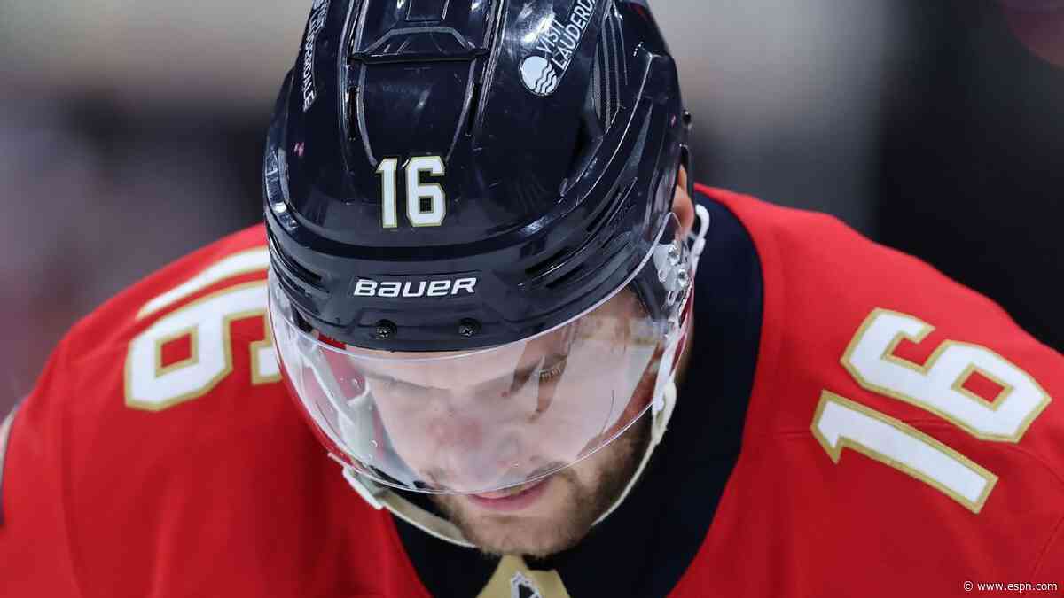 Barkov OK after Domi's hard hit in Panthers' win