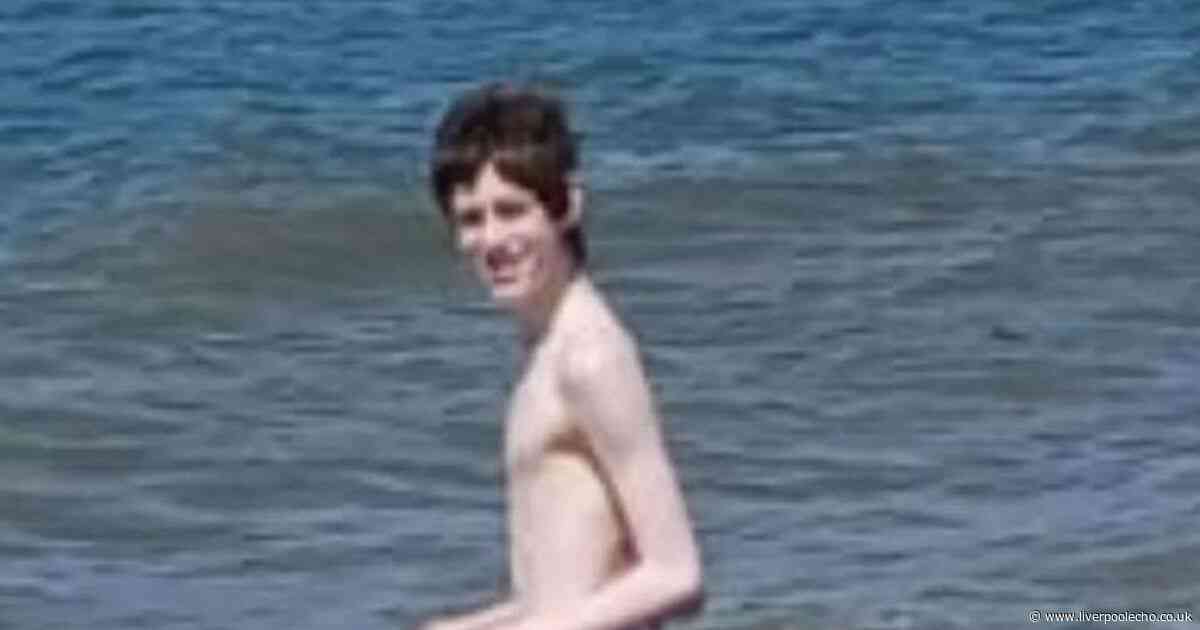 Missing boy, 16, was last seen 'running to water's edge' on beach