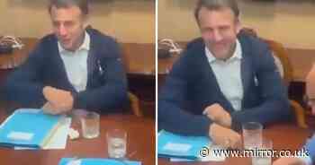 Macron 'cocaine' video debunked as bizarre conspiracy claims he hid white powder