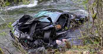 Brit couple die as £300k Ferrari plunges from Spanish mountain road into river