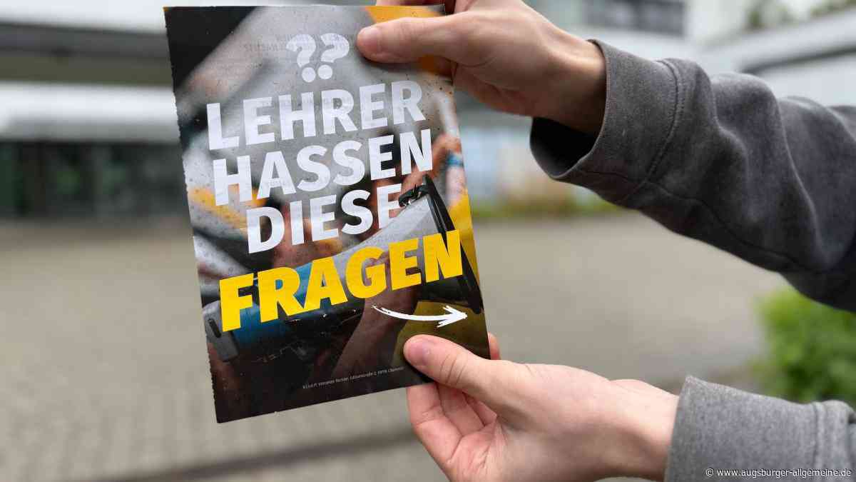 Identitäre Bewegung verteilt Flugblätter an Schulen, auch am Lessing-Gymnasium