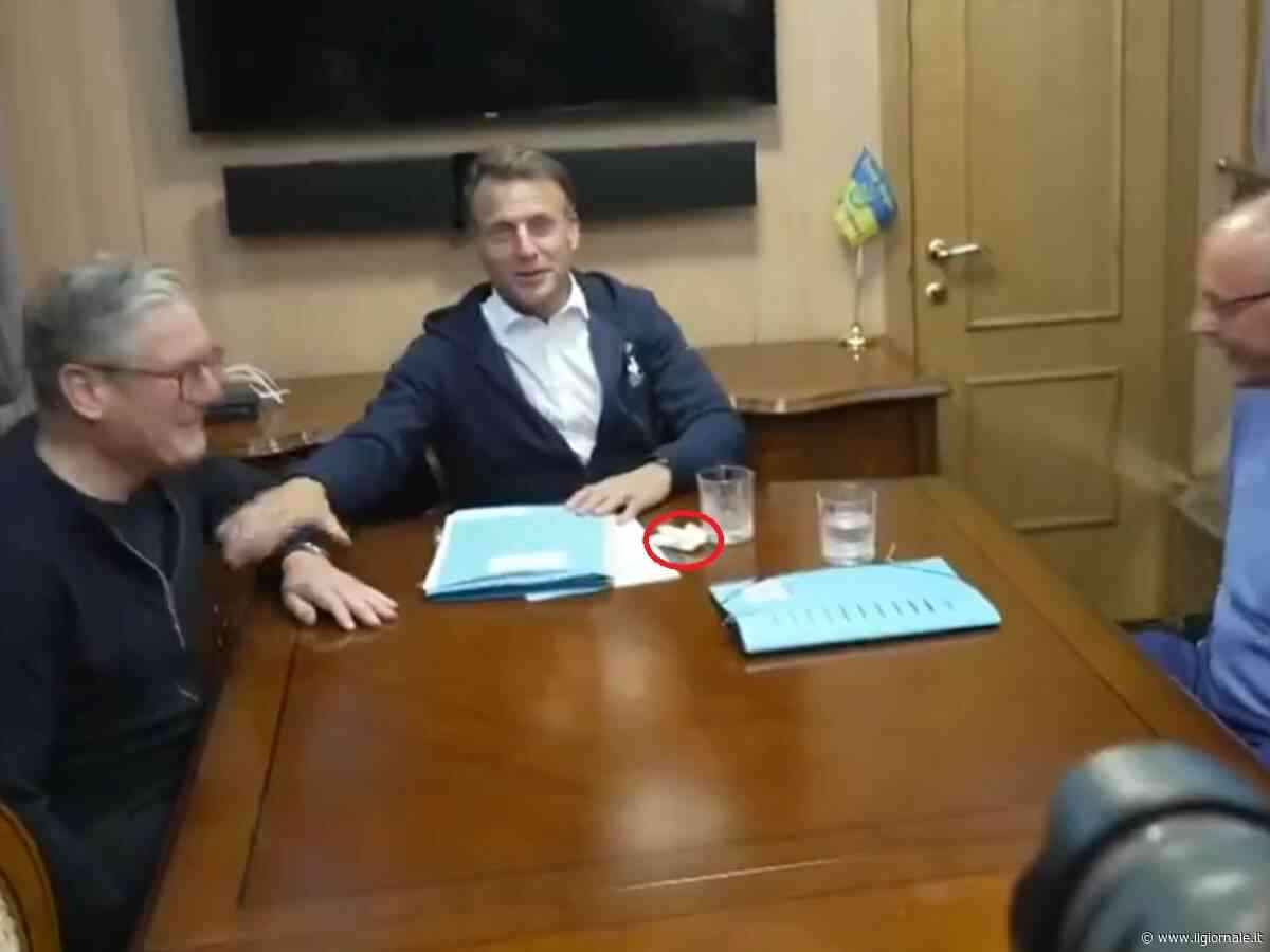 "Macron con la cocaina sul treno per Kiev". Ma è solo una bufala