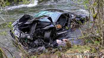'British couple', 78 and 58, are killed when Ferrari 488 careers off road into a river during rally through Spanish mountain highway