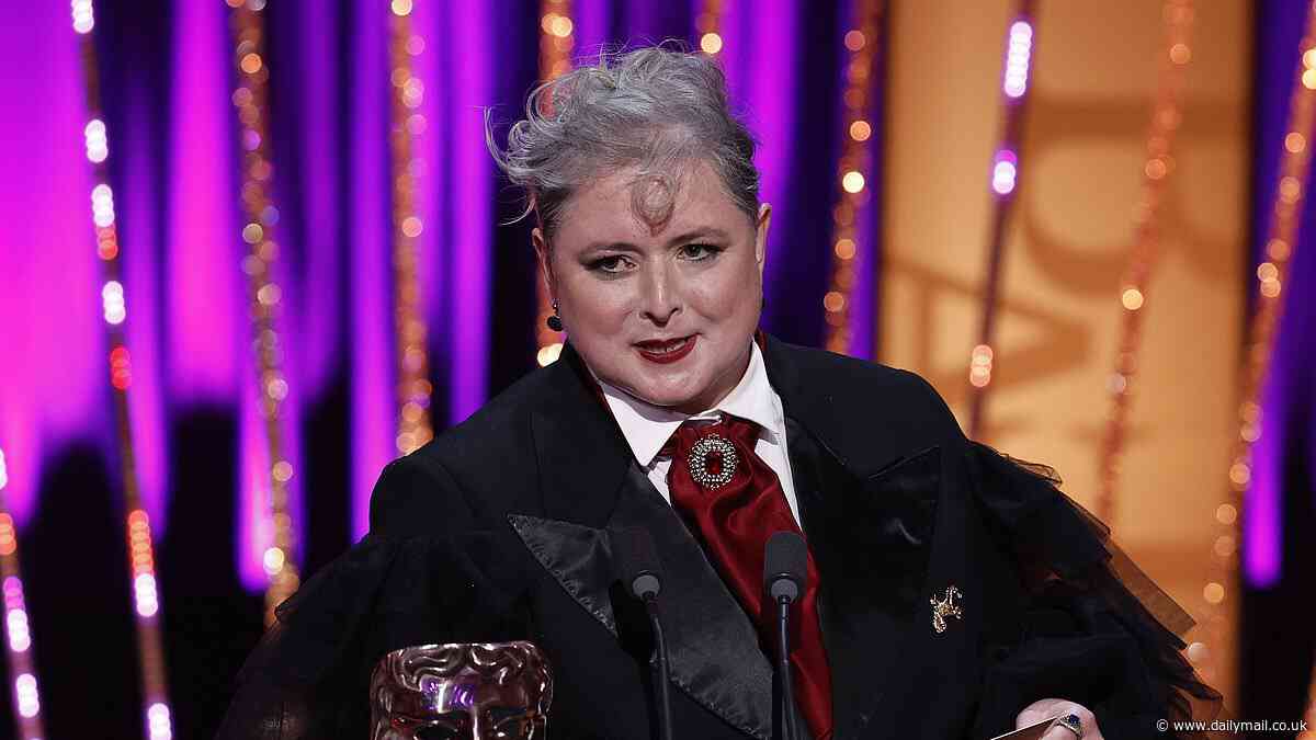 BAFTA TV Awards viewers admit they were left cringing over 'unfunny' gags as presenters read out scripted jokes and declare 'I can't watch it!'