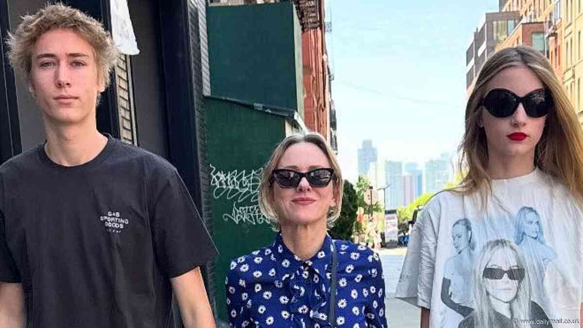 Naomi Watts shares never before seen photos of her children Sasha and Kai as her teen comes out as transgender