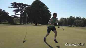 Rennen en zweten met een club in je hand: dit is speedgolfen