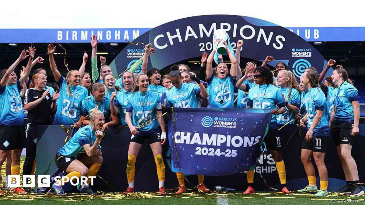 Women&#39;s Championship renamed WSL2 from next season
