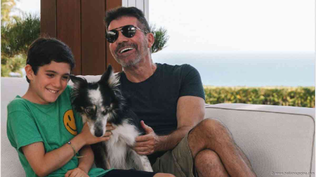 Simon Cowell's son Eric, 11, is almost as tall as him - and looks so grown up