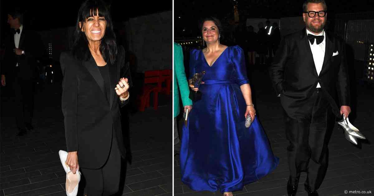 Bafta TV Awards afterparty sees hoards of celebs taking to London streets shoeless