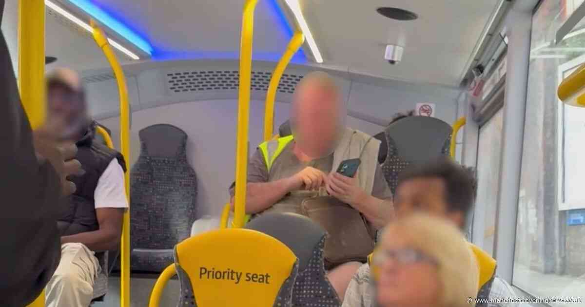 Man filmed woman breastfeeding on bus then replied 'f*** off... I'm English'
