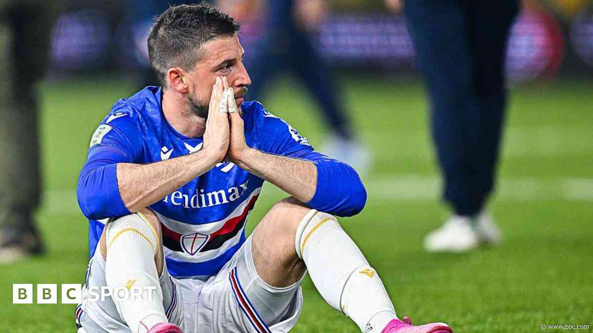Sampdoria relegated to Serie C for first time