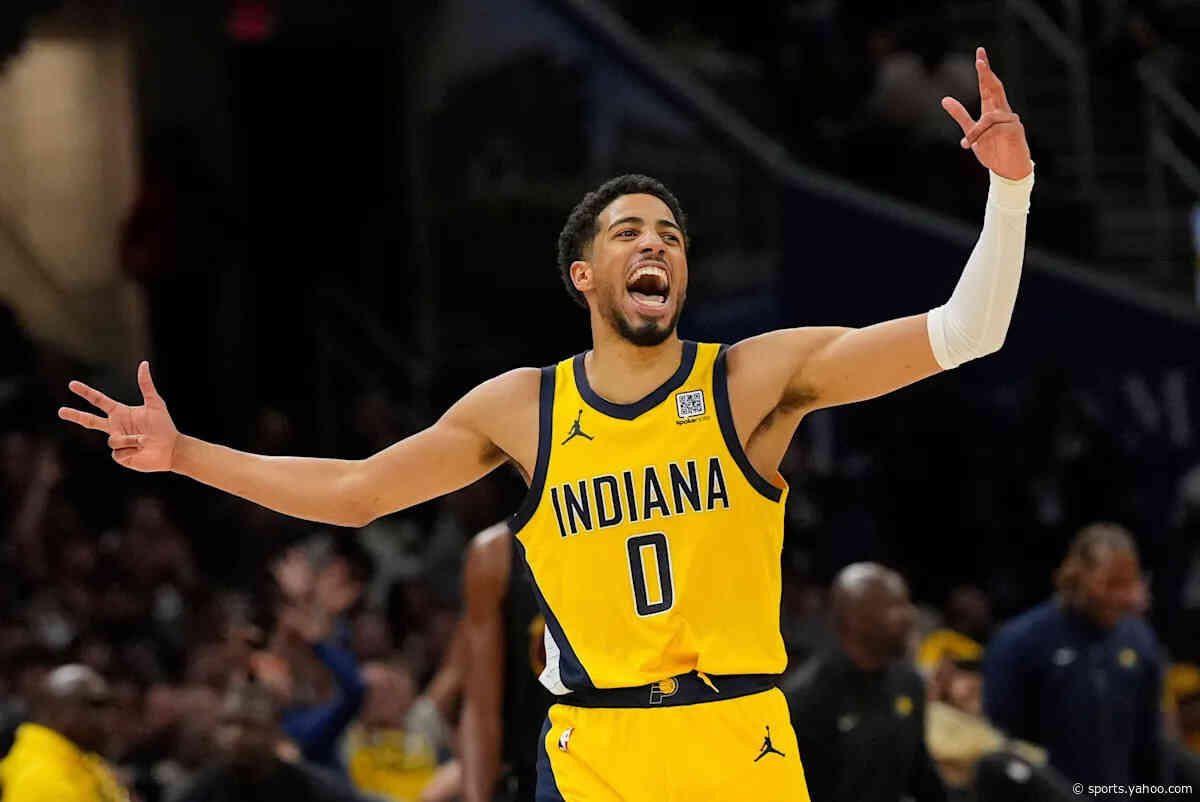 NBA playoffs: Tyrese Haliburton, Pacers hold on late to close out Cavaliers and advance to Eastern Conference finals