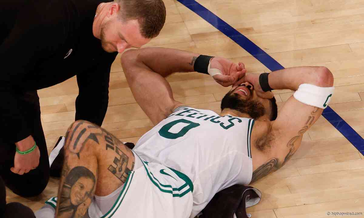 Jayson Tatum’s Scary Injury Sparks Reactions From Fellow NBA Players, Athletes & Celebs