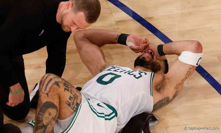 Jayson Tatum’s Scary Injury Sparks Reactions From Fellow NBA Players, Athletes & Celebs