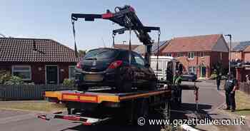 Six cars without tax seized to be crushed from one area of Middlesbrough