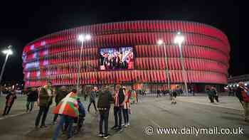 Man United and Spurs fans face more travel chaos as major Bilbao station is CLOSED on day of the Europa League final