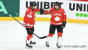 Crosby nets 1st goal as Canada wins 3rd straight