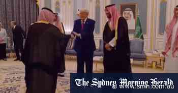 Trump holds marathon Saudi handshake session