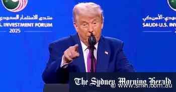 US President Donald Trump announces huge arms deal during Saudi Arabia visit