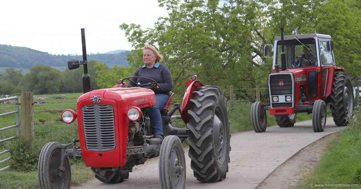 Vintage tractors turn out in force for annual road run
