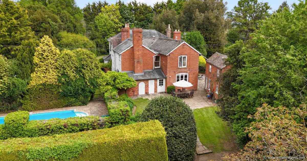 Grade-II listed former rectory with pool and paddock on market for £1m