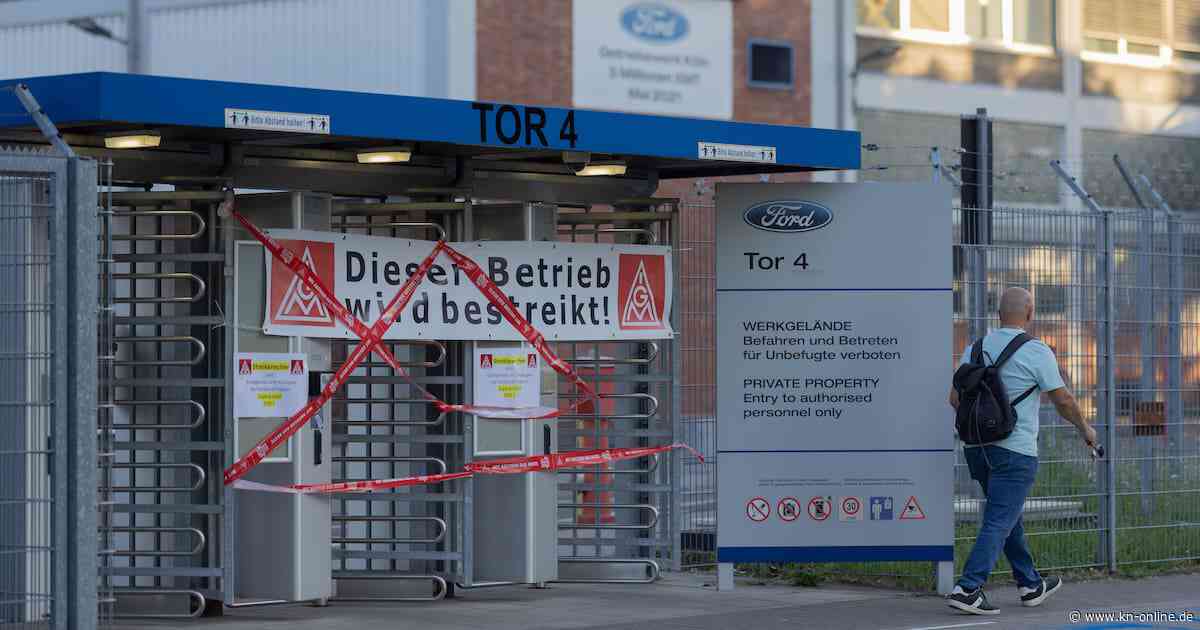 Stellenabbau geplant: Erster Streik bei Kölner Ford-Werken