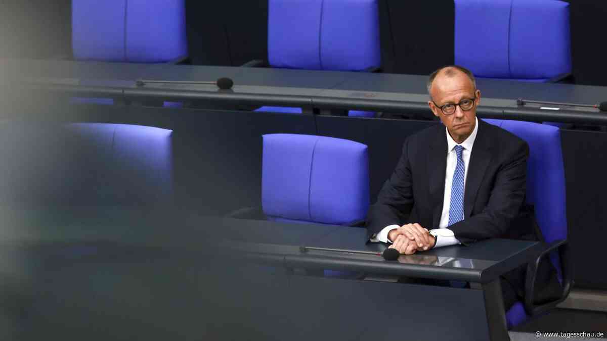 Bundeskanzler Merz hält erste Regierungserklärung im Bundestag