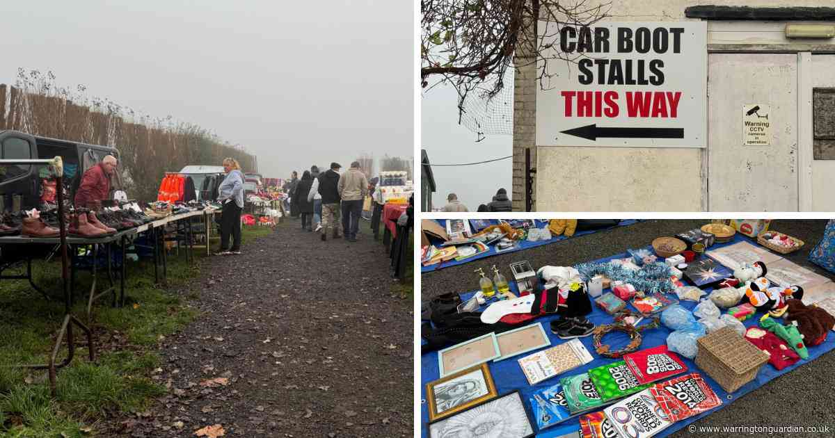 This car boot sale in Warrington has been named one of the best in the UK