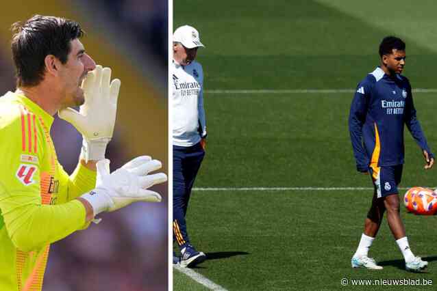Het rommelt bij Real Madrid tijdens afscheidsweken Carlo Ancelotti: Thibaut Courtois kaffert ploegmaat uit, “Rodrygo sluit zich op in zijn huis”