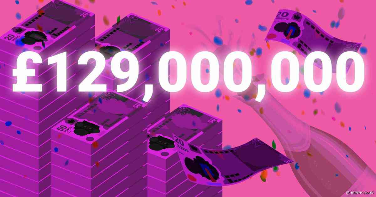 EuroMillions jackpot rolls over to £129,000,000 after no one wins