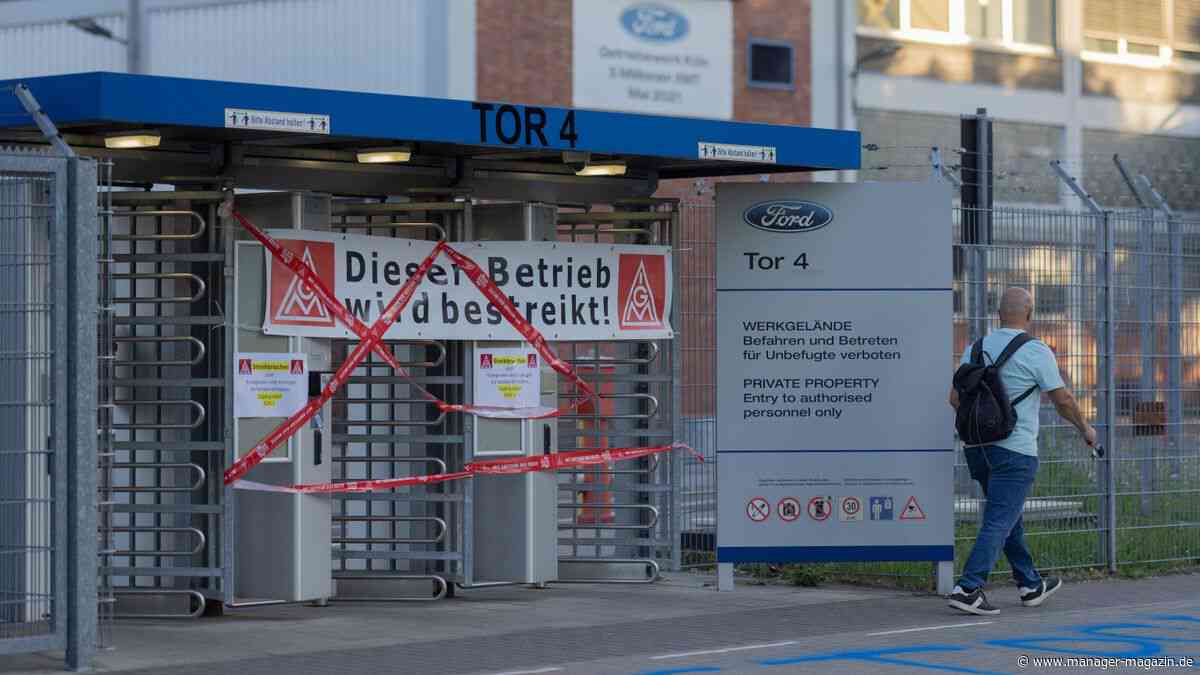 Ford: Erster Streik in der Geschichte der Kölner Werke wegen Sparplänen