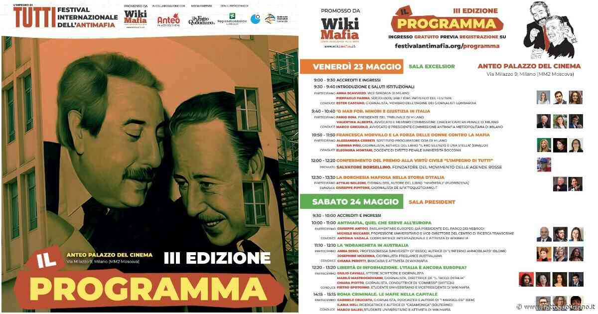 Torna a Milano il Festival internazionale dell’Antimafia: tra gli ospiti Gratteri e Borsellino. Il programma completo