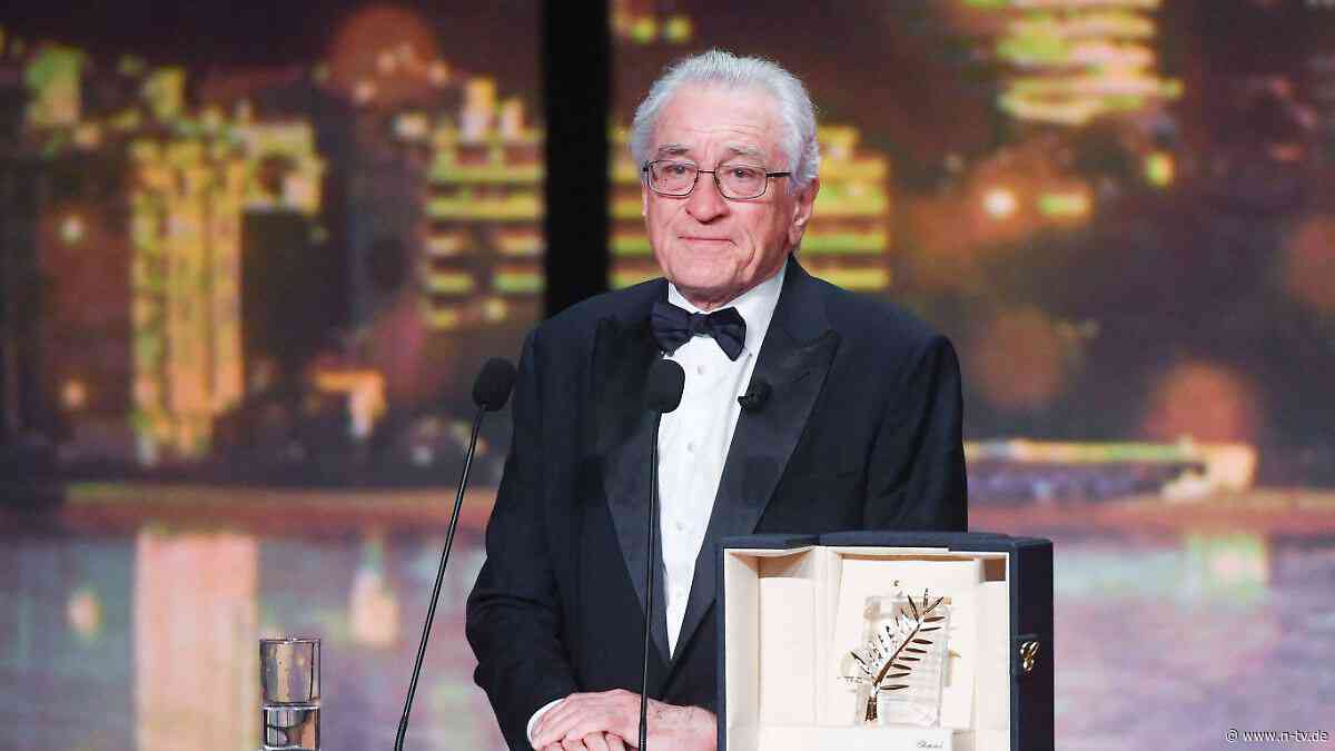 Ehrung in Cannes: Als er auf Trump zu sprechen kommt, wird Robert De Niro deutlich