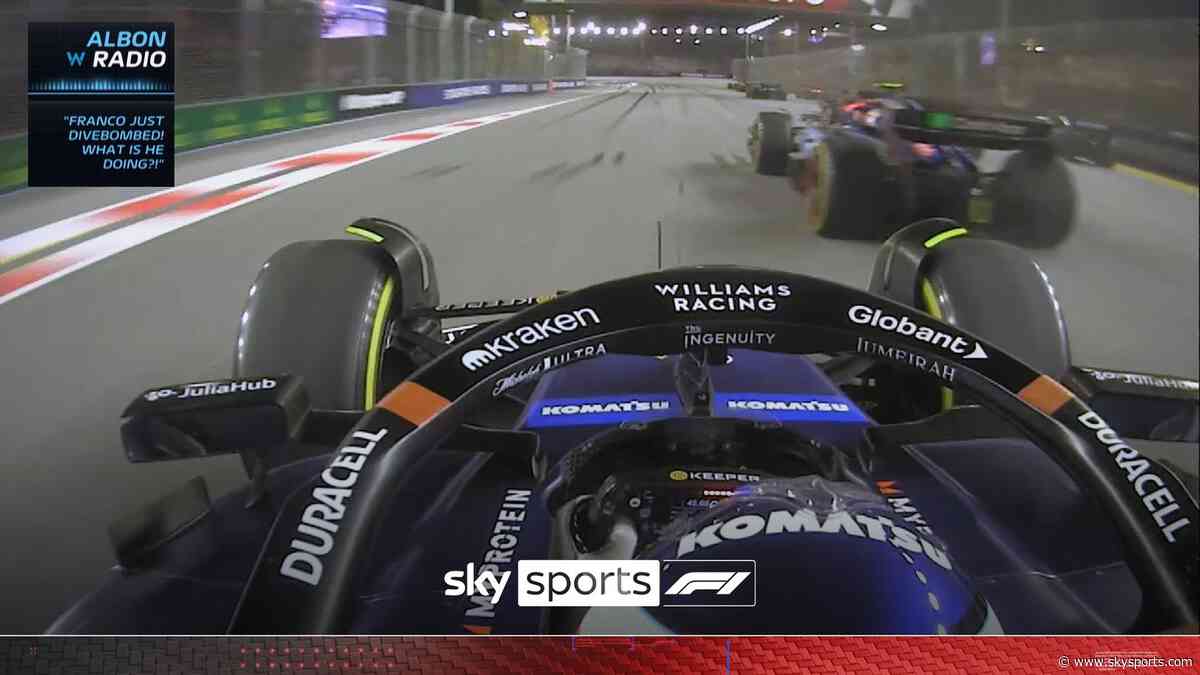 Relive Colapinto's audacious opening corner overtake in 2024