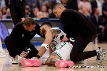 VIDEO. Streep door de rekening van de regerende NBA-kampioen: Boston Celtics ziet Jayson Tatum uitvallen met zware blessure