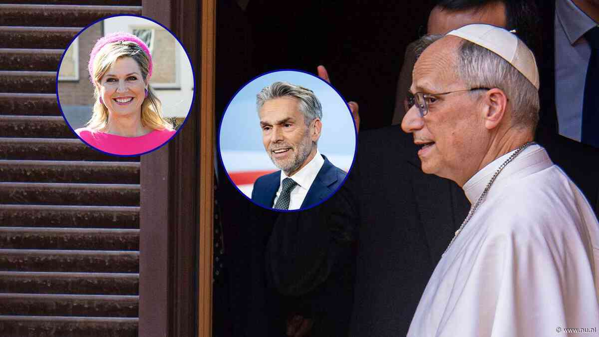 Koningin Máxima en premier Schoof wonen zondag inauguratie paus Leo bij