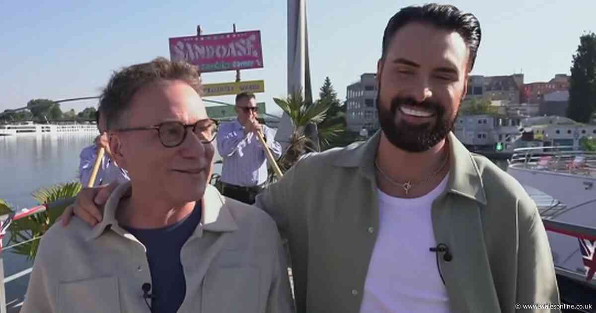BBC Eurovision host Rylan Clark explains 'stage invader' incident after semi-final