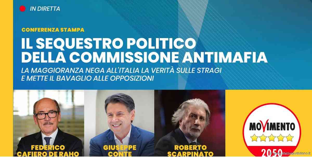 Strage di via D’Amelio, il dossier M5s sulle dichiarazioni di Mori e De Donno: la diretta con Conte e Scarpinato