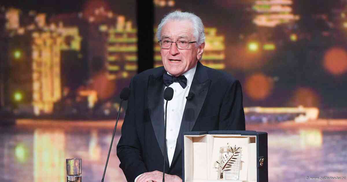 Robert De Niro fileert president Trump bij ontvangst oeuvreprijs in Cannes