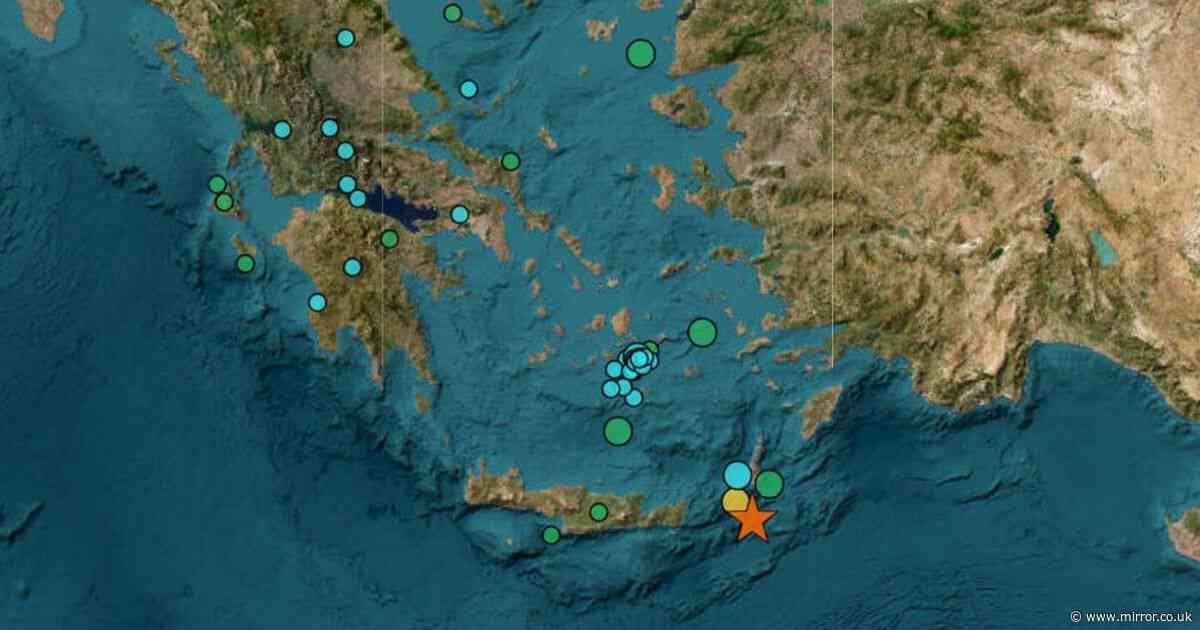 Greece earthquake map shows scale of terrifying quake ahead of major tsunami warning