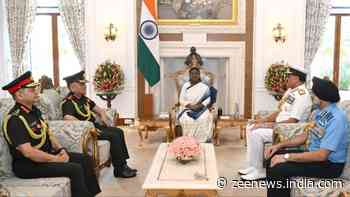 Operation Sindoor: Military Chiefs, CDS Brief President Murmu On Pahalgam Revenge