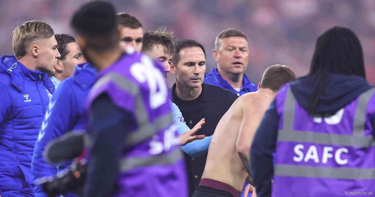 Frank Lampard clashes with Sunderland fan after Coventry City defeat in Championship play-off semi-final