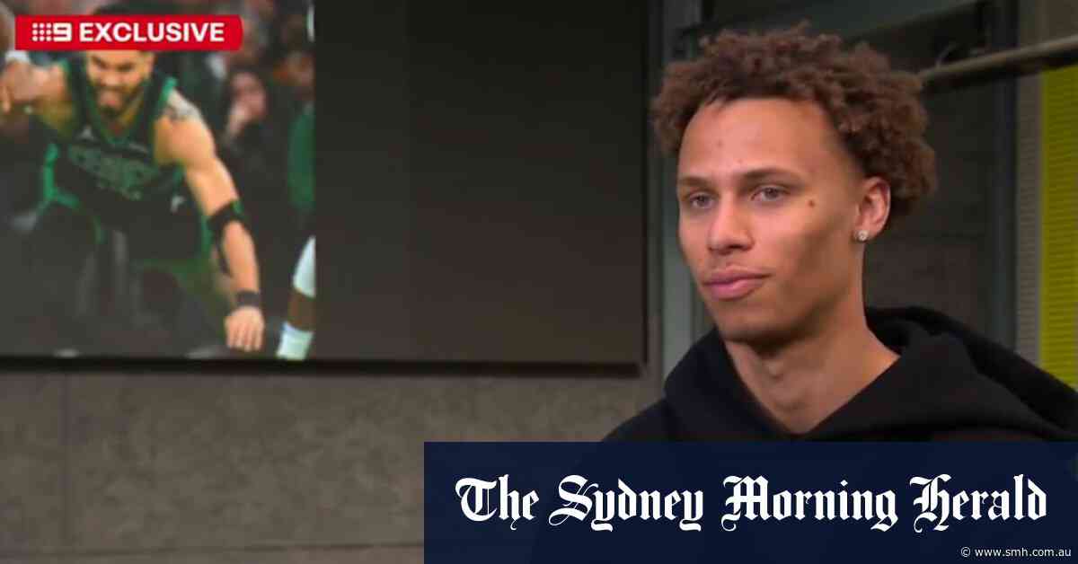 Aussie NBA star's brief homecoming