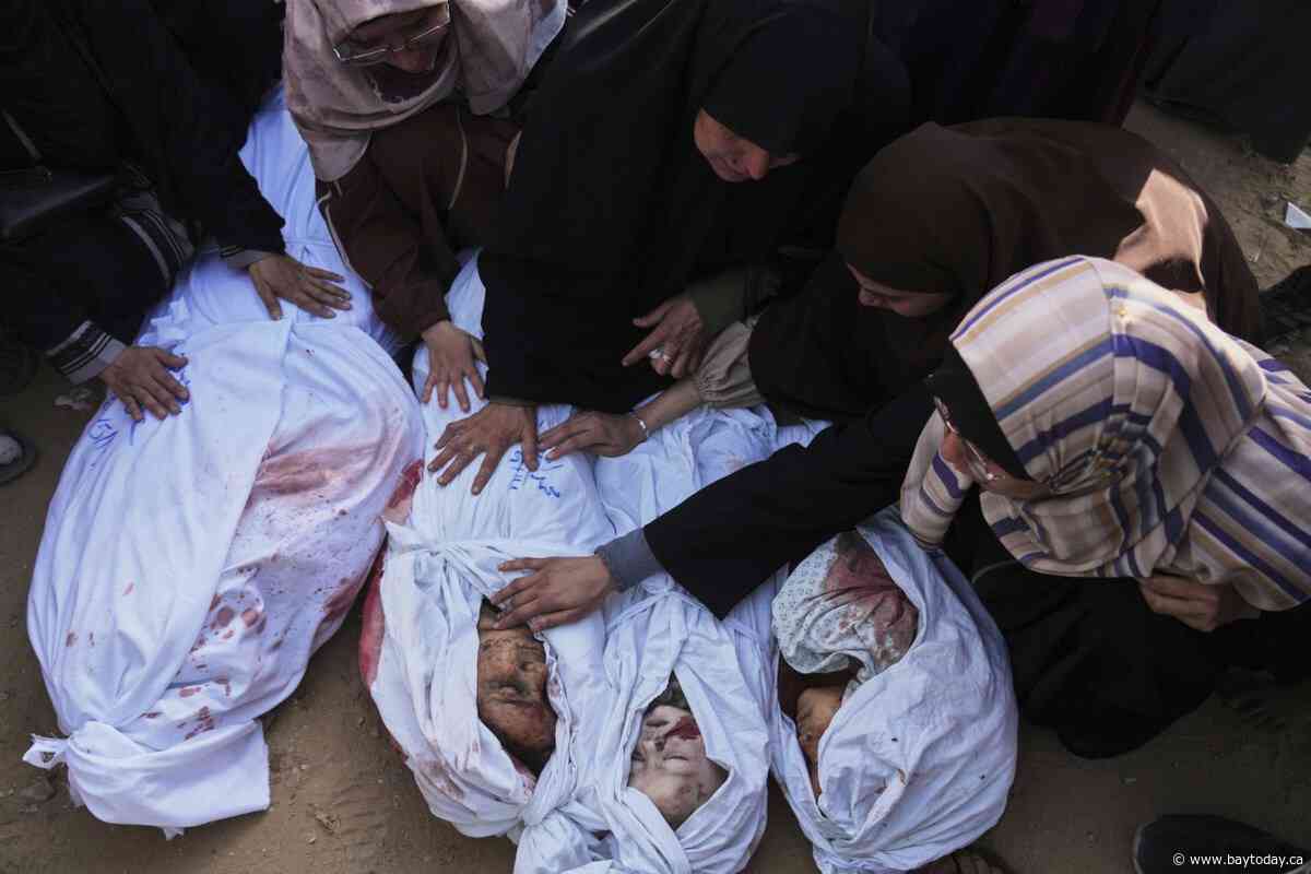 Israeli airstrikes in Gaza kill 60 people, including 22 children, Health Ministry says