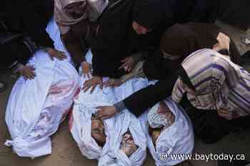 Israeli airstrikes in Gaza kill 60 people, including 22 children, Health Ministry says