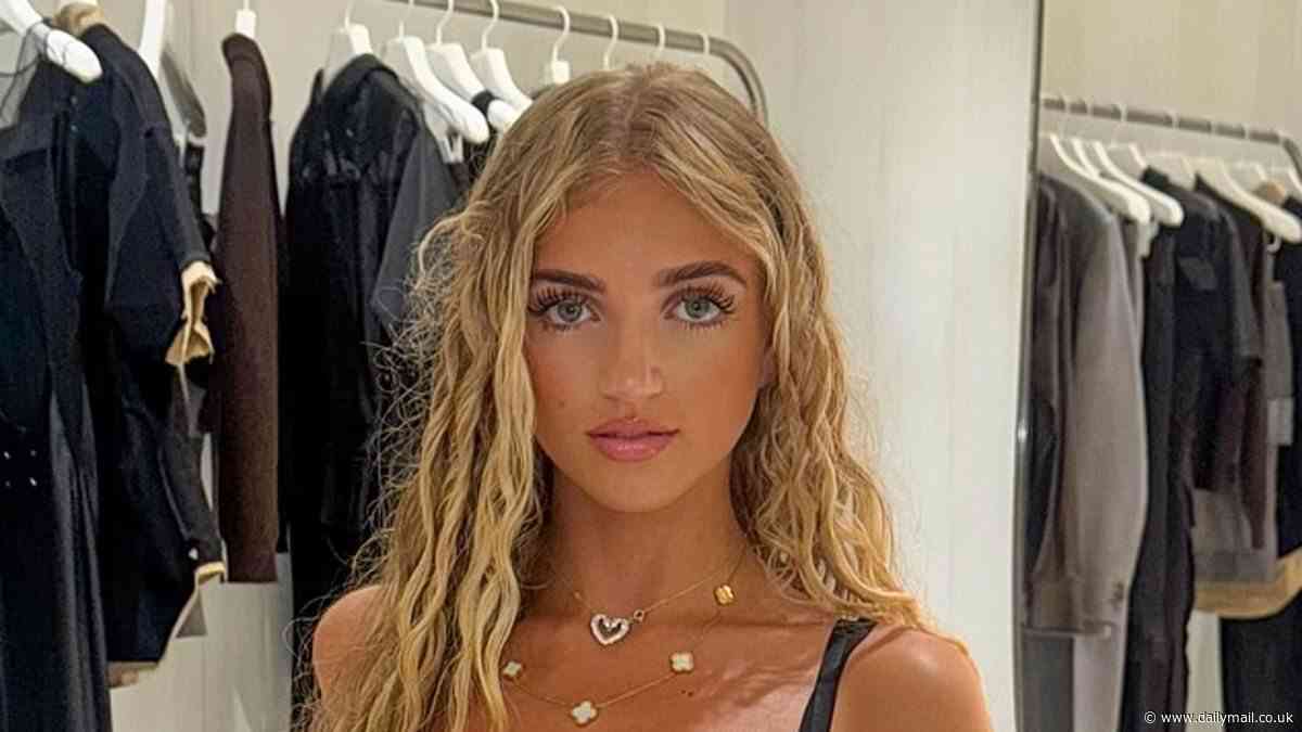 Princess Andre, 17, poses in a SKIMS bodysuit as she splashes out in Louis Vuitton after her mum Katie Price's bombshell podcast interview