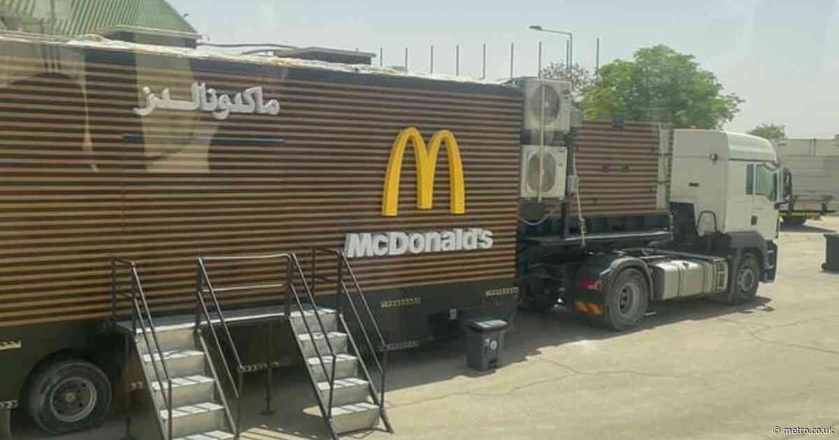 Donald Trump rolls out his own mobile McDonald’s for Saudi Arabia visit